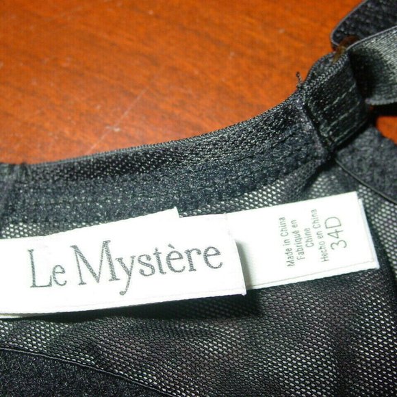 New Le Mystere Floral Print T Shirt Bra 34 D - Picture 2 of 2